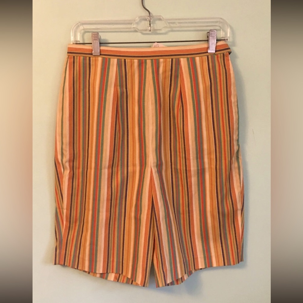 Vintage NWT Striped Bermuda Golf Shorts size Large